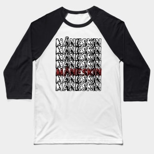 Måneskin x 7 White and Red Baseball T-Shirt